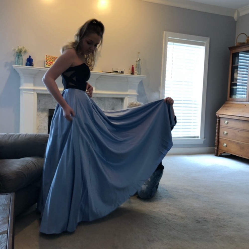 silk prom dress